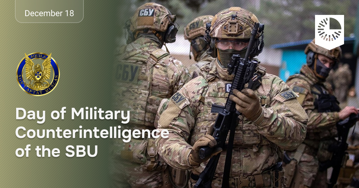 Congratulations on the Day of Military Counterintelligence of the SBU!